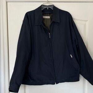 London Fog Men's Deep Blue Lightweight Jacket XL